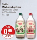 Kakao Milch im V-Markt Prospekt Kakao Milch von Saliter im aktuellen V-Markt Prospekt für 0,99 €