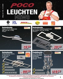 POCO Prospekt für Bremerhaven mit 16 Seiten POCO Prospekt für Bremerhaven: "POCO Leuchten News", 16 Seiten, 17.09.2022 - 31.12.2022