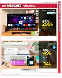 Prix et réduction Hisense dans le prospectus Carrefour en cours Offre Hisense dans le catalogue Carrefour du moment à la page 113
