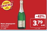 Aktuelles Mumm Jahrgangssekt Angebot bei famila Nordwest in Osnabrück ab 3,79 €