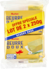 BEURRE DOUX EN PLAQUETTE AUCHAN - AUCHAN en promo chez Auchan Hypermarché BEURRE DOUX EN PLAQUETTE AUCHAN - AUCHAN dans le catalogue Auchan Hypermarché