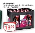 Bier Cola im Angebot bei GLOBUS in Weißwasser Bier Cola Angebote von Karlsberg Mixery bei GLOBUS Weißwasser für 13,99 €