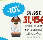 Jus d'aloé vera non pasteurisé - NATURALOÉ dans le catalogue Naturalia