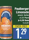 Limonade von Paulberger im aktuellen EDEKA Prospekt für 1,29 €