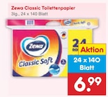 Classic Toilettenpapier im Angebot bei Netto Marken-Discount in Ulm Classic Toilettenpapier Angebote von Zewa bei Netto Marken-Discount Ulm für 6,99 €