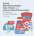 Spülmaschine im V-Markt Prospekt Maschinenreiniger Tabs von Somat im aktuellen V-Markt Prospekt für 1,99 €