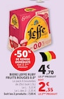Bière ruby fruits rouges 0.0° - LEFFE - Super U à Niort Bière ruby fruits rouges 0.0° - LEFFE en promo chez Super U Niort à 2,35 €