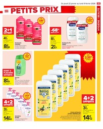 Offre Gel Douche dans le catalogue Carrefour du moment à la page 57