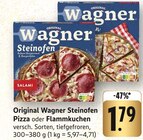 Original Wagner Steinofen Pizza im Angebot bei E center in Ulm Original Wagner Steinofen Pizza Angebote von Wagner bei E center Ulm für 1,79 €