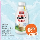 Reine Buttermilch von Müller im aktuellen tegut Prospekt für 0,79 €