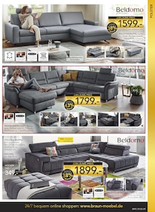 Sitzmöbel im BRAUN Möbel-Center Prospekt "Wir feiern Jubiläum!" mit 20 Seiten (Reutlingen)