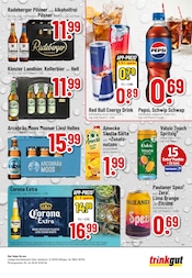 Radeberger im Trinkgut Prospekt in Saarlouis Aktueller Trinkgut Prospekt mit Radeberger, "Aktuelle Angebote", Seite 8