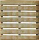 Dalle de terrasse bois - Rural Master à Perpignan Dalle de terrasse bois en promo chez Rural Master Perpignan à 3,95 €