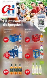Aktueller Getränke Hoffmann Getränkemarkt Prospekt in Etzenricht und Umgebung, "Aktuelle Angebote" mit 8 Seiten, 15.04.2024 - 20.04.2024