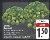 Aktuelles Rosenkohl Angebot bei E center in Würzburg ab 1,50 €