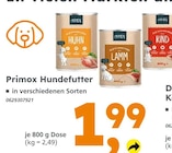 Hundefutter im Angebot bei Globus-Baumarkt in Bonn Hundefutter Angebote von Primox bei Globus-Baumarkt Bonn für 1,99 €