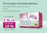 SR-9 mit B-Vitaminen Angebote von Omni-Biotic bei mea - meine apotheke München für 36,45 €