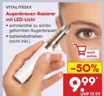 Aktuelles Augenbrauen-Rasierer mit LED-Licht Angebot bei Netto Marken-Discount in Bremerhaven ab 9,99 €