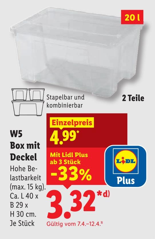 Box mit Deckel