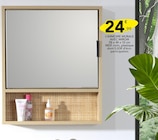 L’ARMOIRE MURALE AVEC MIROIR en promo chez Stokomani Toulouse à 24,99 €