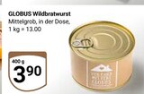 Wildbratwurst Angebote von Globus bei GLOBUS Frankenthal für 3,90 €