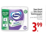 Zewa Smart oder Ultra Smart Toilettenpapier im EDEKA Prospekt Zewa Smart oder Ultra Smart Toilettenpapier von Zewa im aktuellen EDEKA Prospekt für 3,99 €