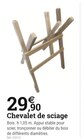 Chevalet de sciage en promo chez Espace Emeraude Angers à 29,90 €