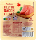 FILET DE BACON FUMÉ AUCHAN - AUCHAN en promo chez Auchan Hypermarché FILET DE BACON FUMÉ AUCHAN - AUCHAN dans le catalogue Auchan Hypermarché