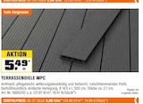 TERRASSENDIELE WPC für 5,00 € bei OBI im Angebot TERRASSENDIELE WPC im aktuellen OBI Prospekt