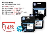 Nr. 305 schwarz im Angebot bei GLOBUS in Bochum Nr. 305 schwarz Angebote von HP bei GLOBUS Bochum für 14,99 €