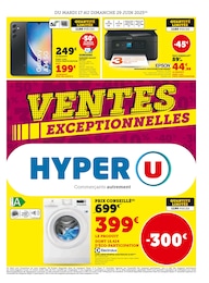 Hyper U Catalogue "VENTES EXCEPTIONNELLES", 6 pages, Mende, 17/06/2025 - 29/06/2025 Hyper U Catalogue "VENTES EXCEPTIONNELLES", 6 pages, Mende, 17/06/2025 - 29/06/2025