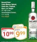 Carta Blanca Angebote von Bacardi bei GLOBUS Hanau für 9,99 €