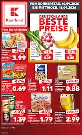 Kaufland Supermarkt Prospekt der aktuellen Woche mit 66 Seiten, gültig von 10.09.2026 bis 16.09.2026, in Schmölln und Umgebung Aktueller Kaufland Supermarkt Prospekt in Schmölln und Umgebung, "Hier bin ich richtig" mit 66 Seiten, 10.09.2026 - 16.09.2026