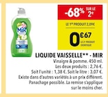 Liquide vaisselle** - MIR dans le catalogue Supeco