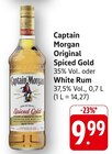 Original Spiced Gold Angebote von Captain Morgan bei EDEKA Pirmasens für 9,99 €
