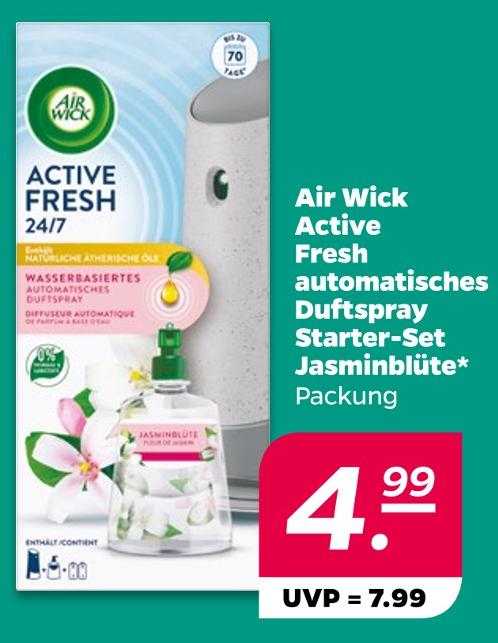 Active Fresh automatisches Duftspray Starter-Set Jasminblüte