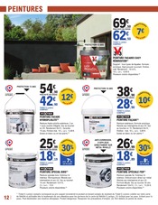 Promos Peinture dans le catalogue "La Sélection Salle de Bain à Prix E.Leclerc" de E.Leclerc Peinture en promo dans le catalogue E.Leclerc à la page 12