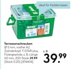Terrassenschrauben Angebot im Hellweg Prospekt Terrassenschrauben im Hellweg Prospekt zum Preis von 39,99 €