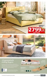 Aktueller Segmüller Prospekt mit Bett, "SEGMÜLLER Werkstätten", Seite 23