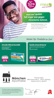 Aktueller mea - meine apotheke Prospekt "Unsere Juni-Angebote" für Jüterbog Aktueller mea - meine apotheke Prospekt für Jüterbog mit Seiten