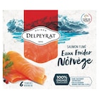 Saumon fumé - DELPEYRAT en promo chez Carrefour Aulnay-sous-Bois à 6,99 €