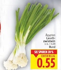 Lauchzwiebeln im aktuellen E center Prospekt