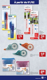 Promos Stylo effaçable dans le catalogue "ARRIVAGES AU BON GOÛT DE LA CHANDELEUR" de Aldi à la page 40