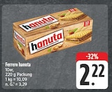 EDEKA - hanuta Angebot im Prospekt hanuta bei EDEKA im Prospekt "" für 2,22 €
