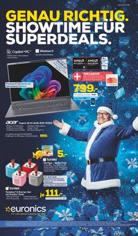 Laptop im aktuellen EURONICS Prospekt (Bielefeld) Laptop im EURONICS Prospekt "GENAU RICHTIG. SHOWTIME FÜR SUPERDEALS." mit 13 Seiten (Bielefeld)