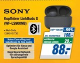 Kopfhörer LinkBuds S (WF-LS900NB) Angebote von Sony bei expert Minden für 88,00 €