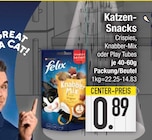 Aktuelle Felix Katzenfutter Angebote bei E center in Augsburg Aktuelles Katzen-Snacks Angebot bei E center in Augsburg ab 0,89 €