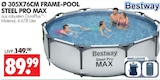 FRAME-POOL STEEL PRO MAX bei Wreesmann im Prospekt "" für 89,99 €