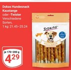 Hundesnack Kaustange oder -Twister im Angebot bei GLOBUS in Bensheim Hundesnack Kaustange oder -Twister Angebote von DOKAS bei GLOBUS Bensheim für 4,29 €