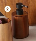 Distributeur à savon en acacia en promo chez Stokomani Gagny à 4,99 €